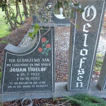 OELOFSEN Johan Roelof 1937-1992