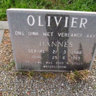 OLIVIER Hannes 1946-1999