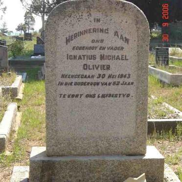 OLIVIER Ignatius Michael  -1943