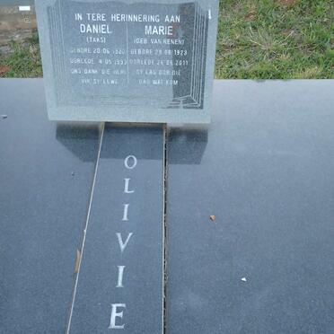 OLIVIER Daniel 1920-1993 & Marie VAN RENEN 1923-2011