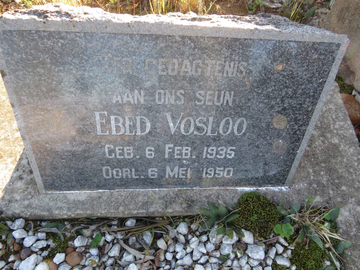 VOSLOO Ebed 1935-1950