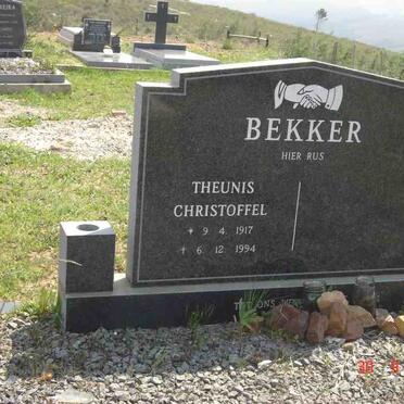 BEKKER Theunis Christoffel 1917-1994