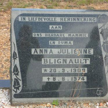 BLIGNAULT Anna Julienne 1909-1974