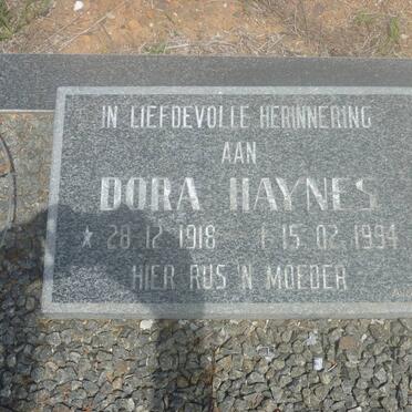 HAYNES Dora 1918-1994