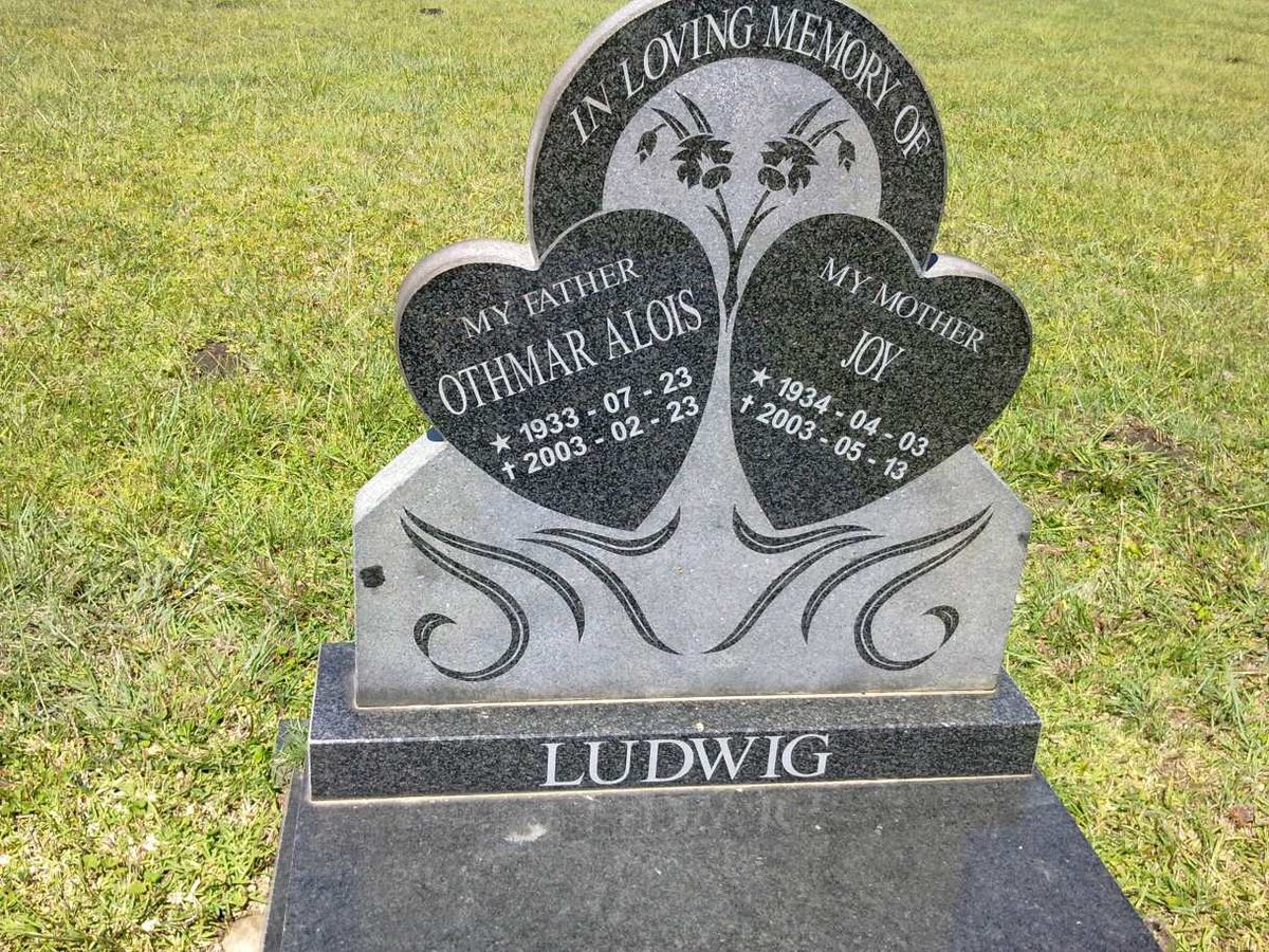 LUDWIG Othmar Alois 1933-2003 &amp; Joy 1934-2003