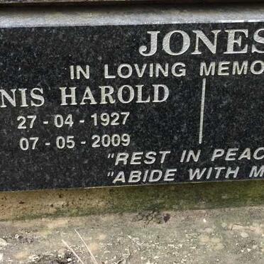 JONES Dennis Harold 1927-2009