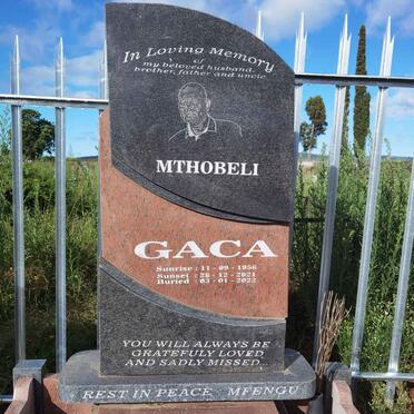 GACA Mthobeli 1956-2021