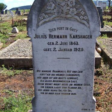 KARSHAGEN Julius Hermann 1863-1925