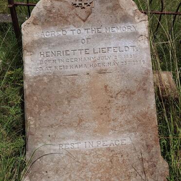 LIEFELDT Henriette 1821-1889