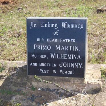 MARTIN Primo &amp; Wilhemina :: MARTIN Johnny