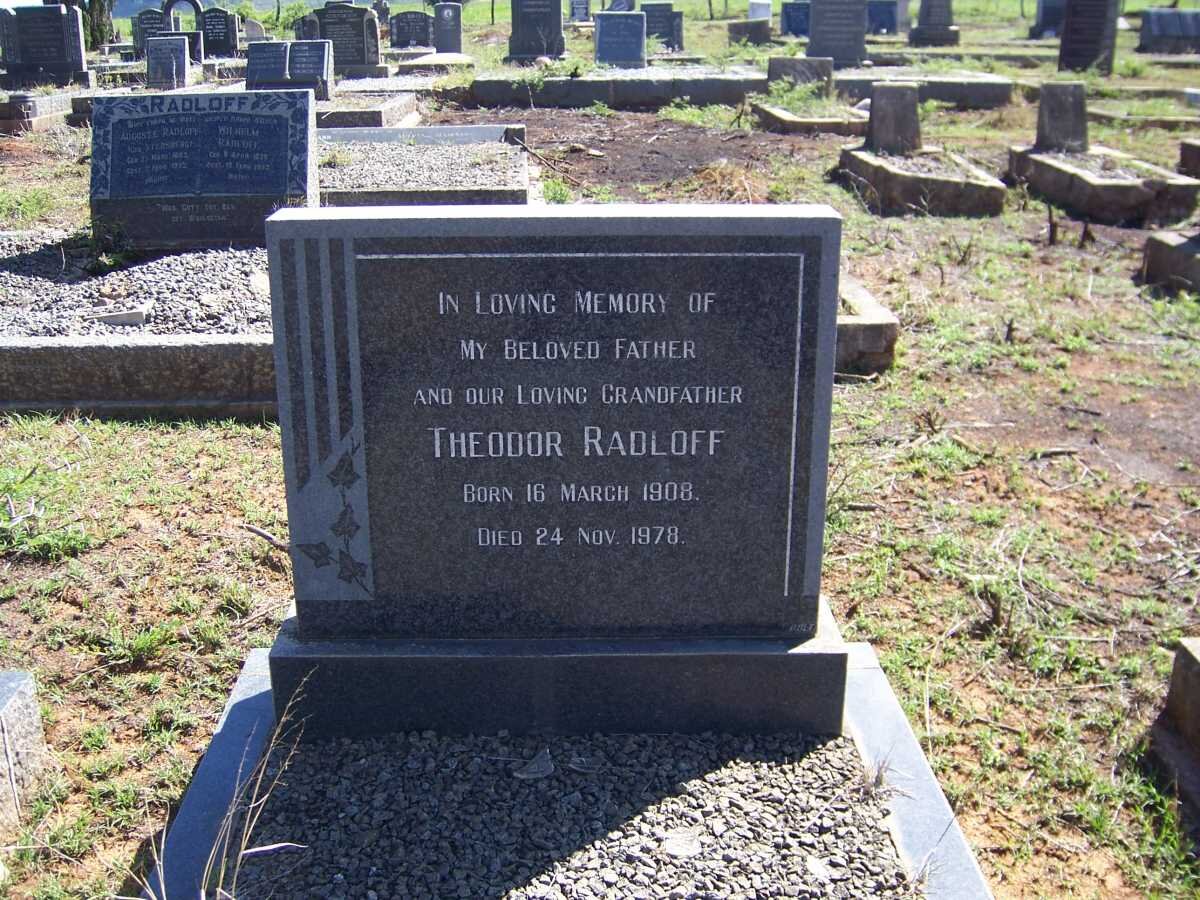 RADLOFF Theodor 1908-1978