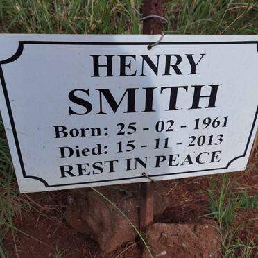 SMITH Henry 1961-2013