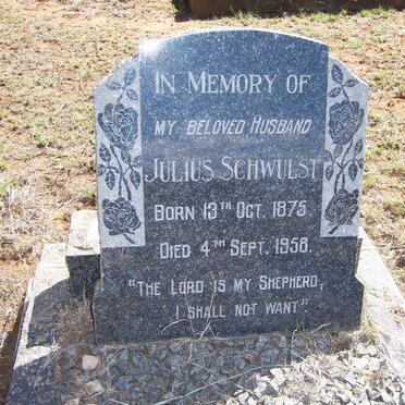 SCHWULST Julius 1875-1958