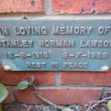 LAWSON Stanley Norman 1918-1989