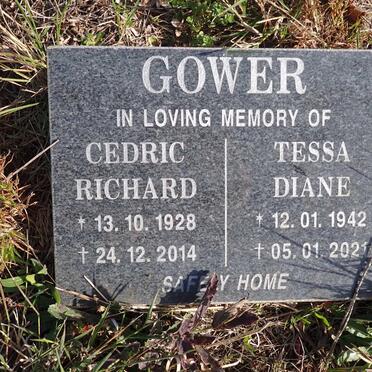 GOWER Cedric Richard 1928-2014 &amp; Tessa Diane 1942-2021