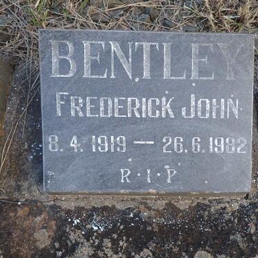 BENTLEY Frederick John 1919-1982