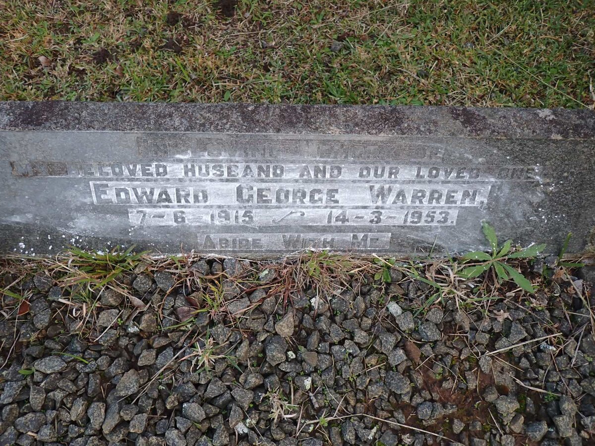 WARREN Edward George 1915-1953