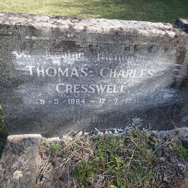 CRESSWELL Thomas Charles 1884-1951