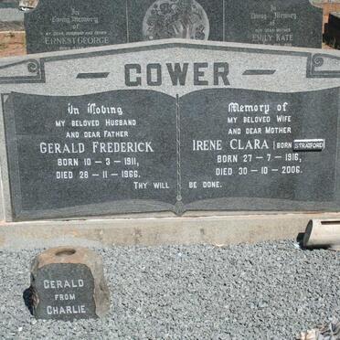 GOWER Gerald Frederick 1911-1966 &amp; Irene Clara STRATFORD 1916-2006