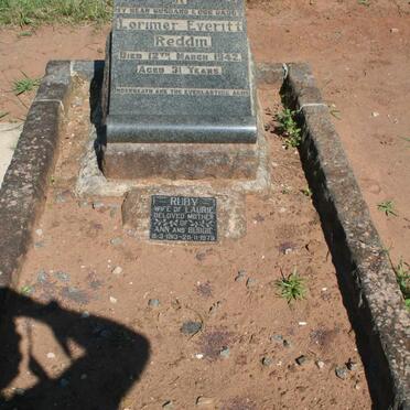 REDDIN Lorimer Everitt -1942 &amp; Ruby 1913-1979 :: MORRISON Annie 1905-2001