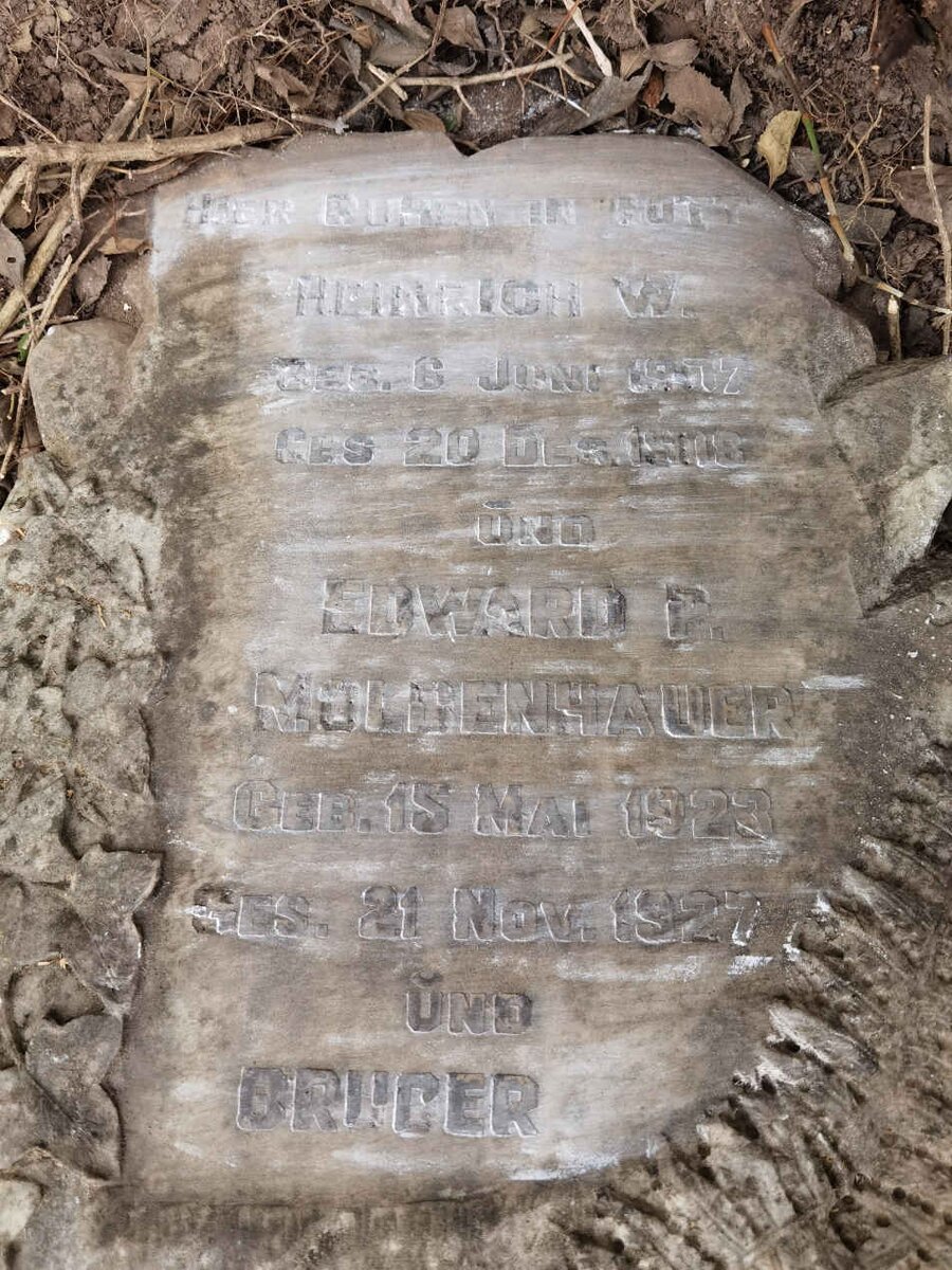 MOLDENHAUER Heinrich W. 1917-1918 :: MOLDENHAUER Edward P. 1923-1927