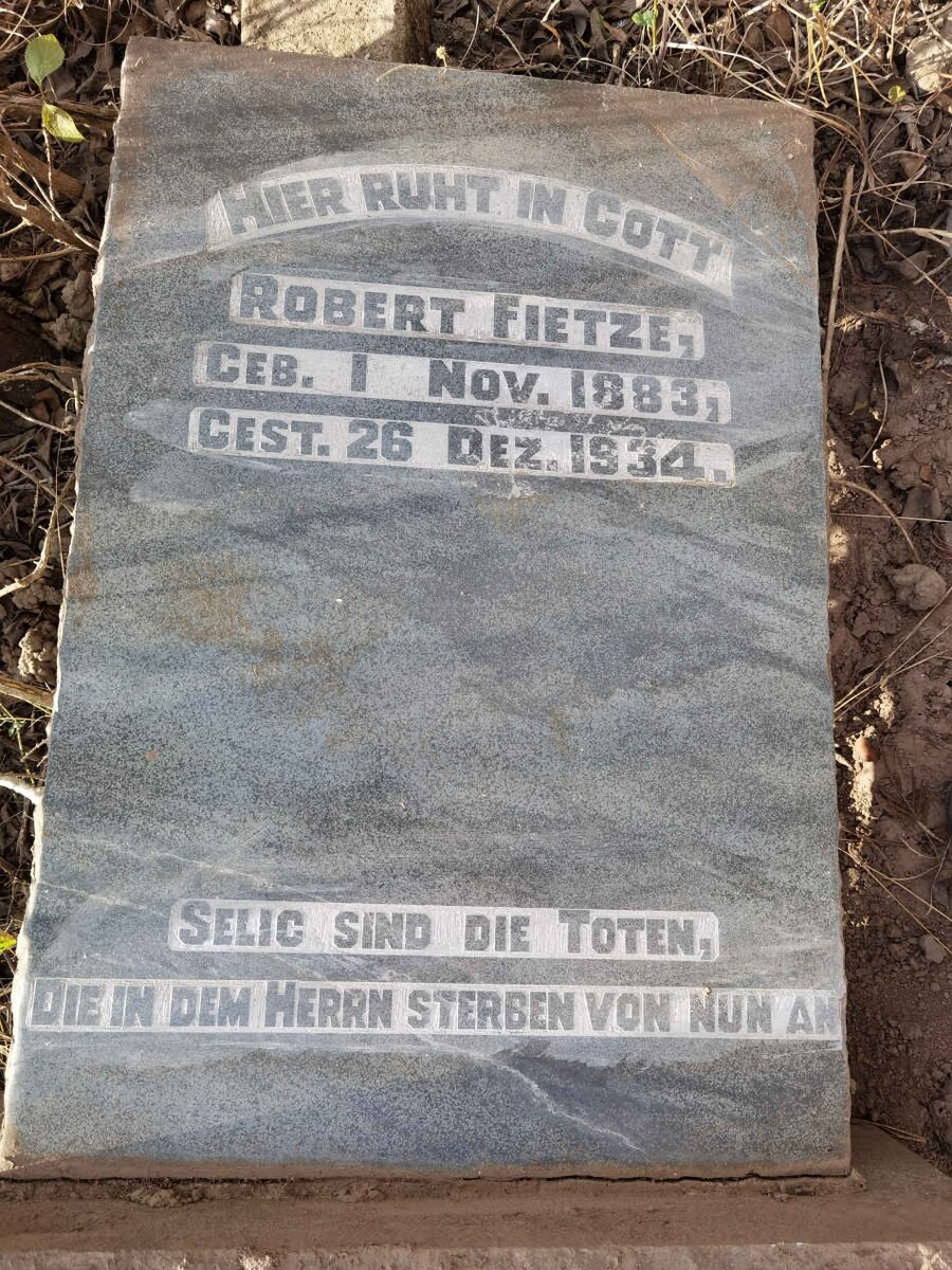 FIETZE Robert 1883-1934