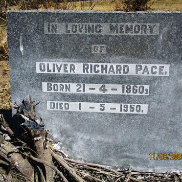 PAGE Oliver Richard 1860-1950