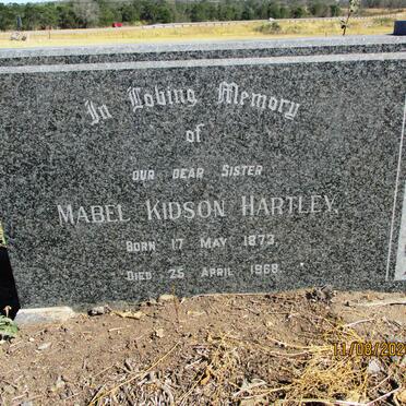 HARTLEY Mabel Kidson 1873-1968
