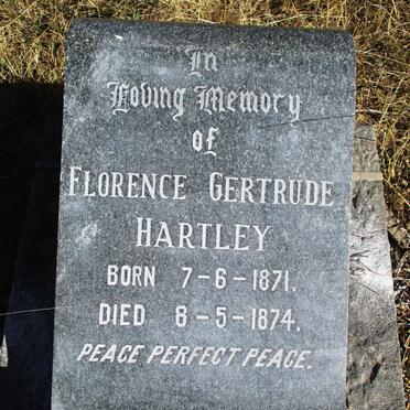 HARTLEY Florence Gertrude 1871-1874