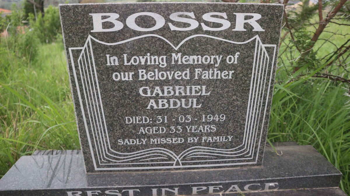 BOSSR Gabriel Abdul -1949