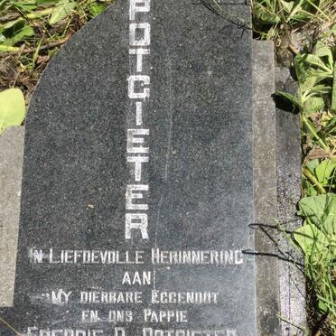 POTGIETER Feddie D. 1947-1979