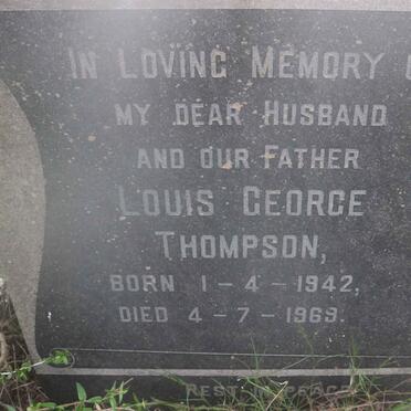 THOMPSON Louis George 1942-1969