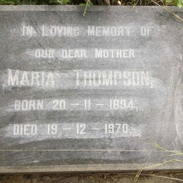 THOMPSON Maria 1894-1970