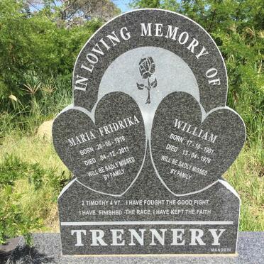 TRENNERY William 1901-1976 &amp; Maria Fridrika 1910-2011
