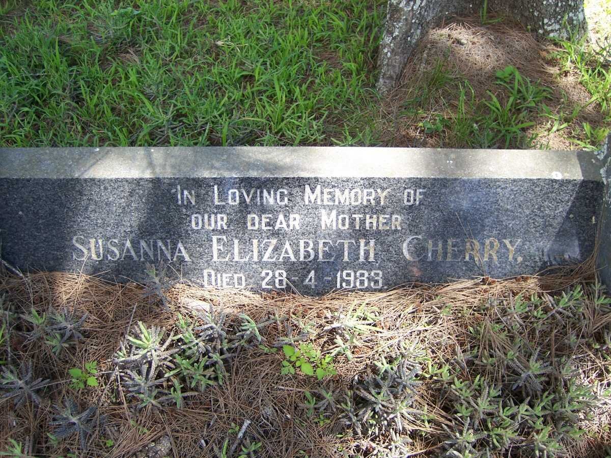CHERRY Susanna Elizabeth -1988