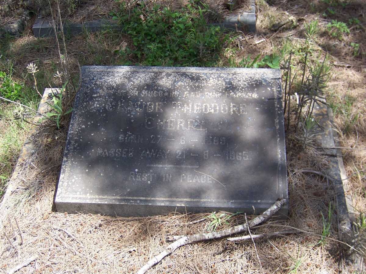 CHERRY Claude Theodore 1889-1965