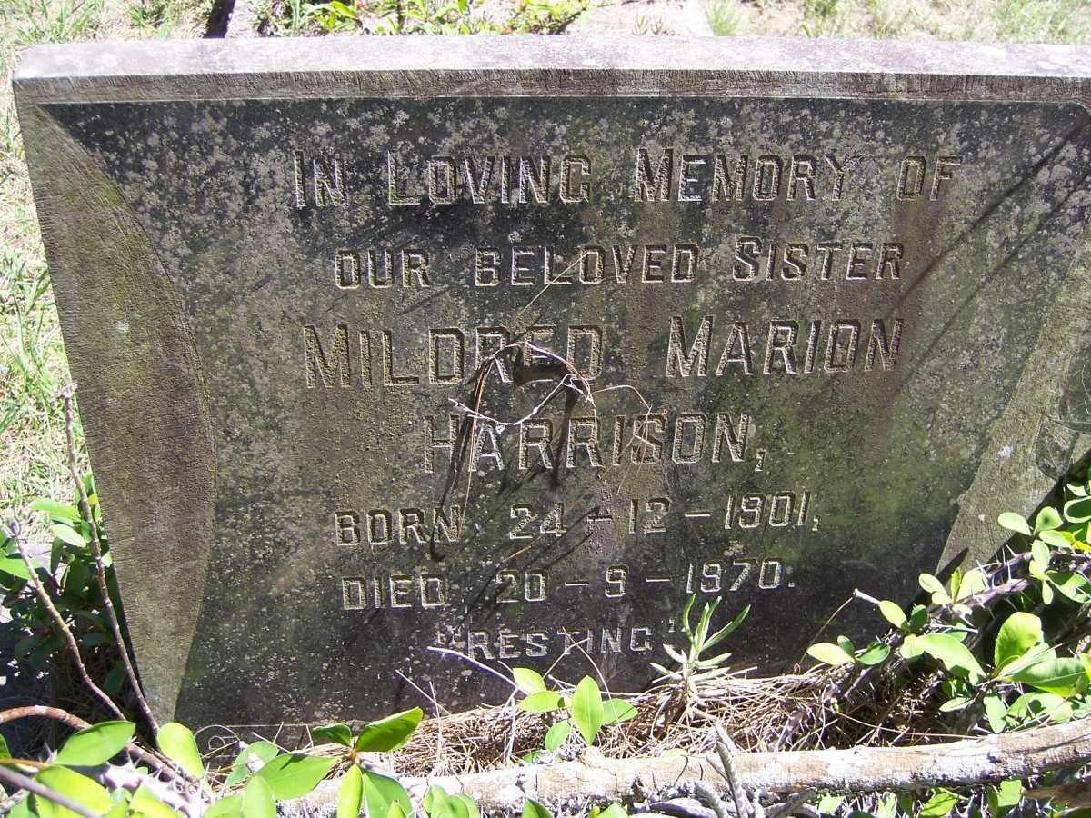 HARRISON Mildred Marion 1901-1970