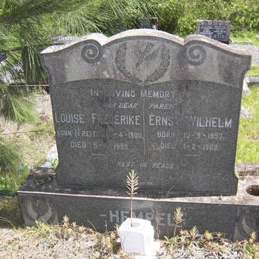 HEMPEL Ernst Wilhelm 1893-1963 &amp; Louise Frederika FREITAG 1900-1959