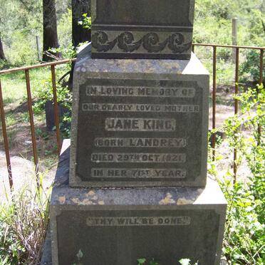 KING  Charles Ault -1921 &amp; Jane LANDREY -1921