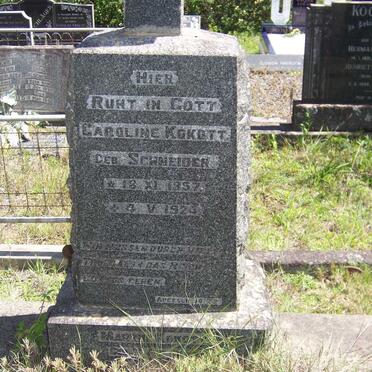 KOKOTT Caroline nee SCHNEIDER 1857-1924 &amp; Maria