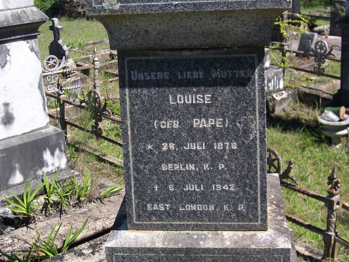 MEIER Louise nee PAPE 1878-1942