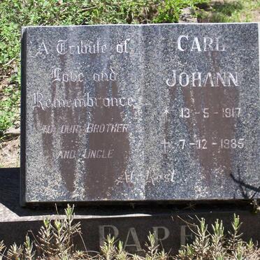 PAPE Carl Johann 1917-1985