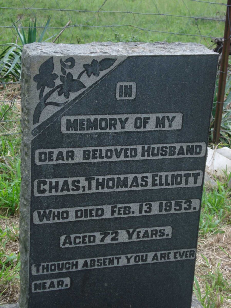 ELLIOTT Chas Thomas -1953