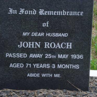 ROACH John  -1936