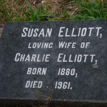 ELLIOTT Susan 1880-1961