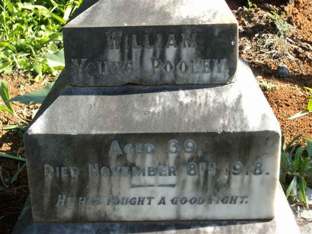 POOLEY William Young -1918