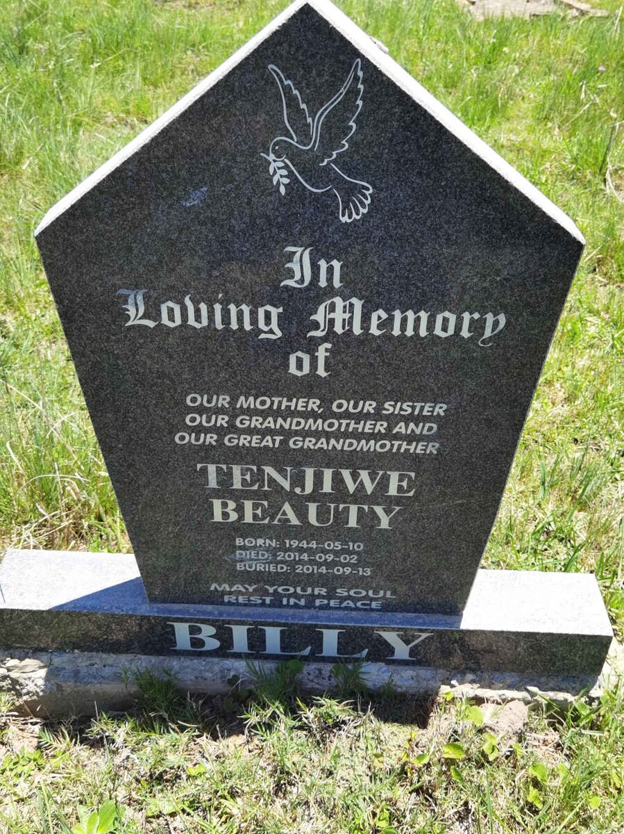 BILLY Tenjiwe Beauty 1944-2014