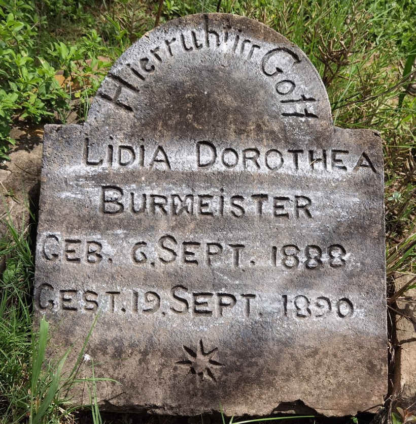 BURMEISTER Lidia Dorothea 1888-1890