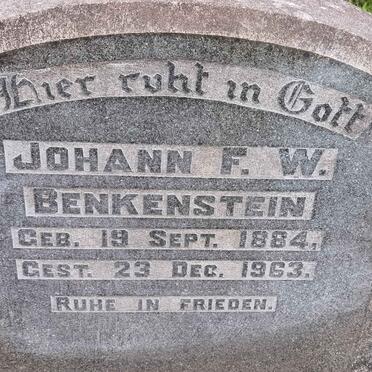 BENKENSTEIN Johann 1884-1963