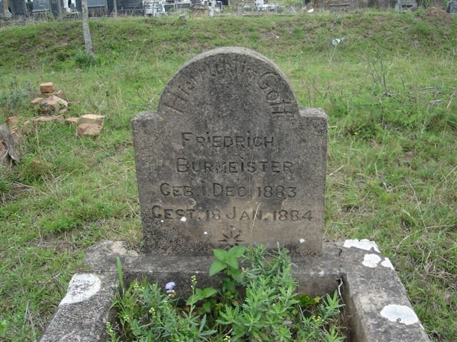 BURMEISTER Friedrich 1883-1884